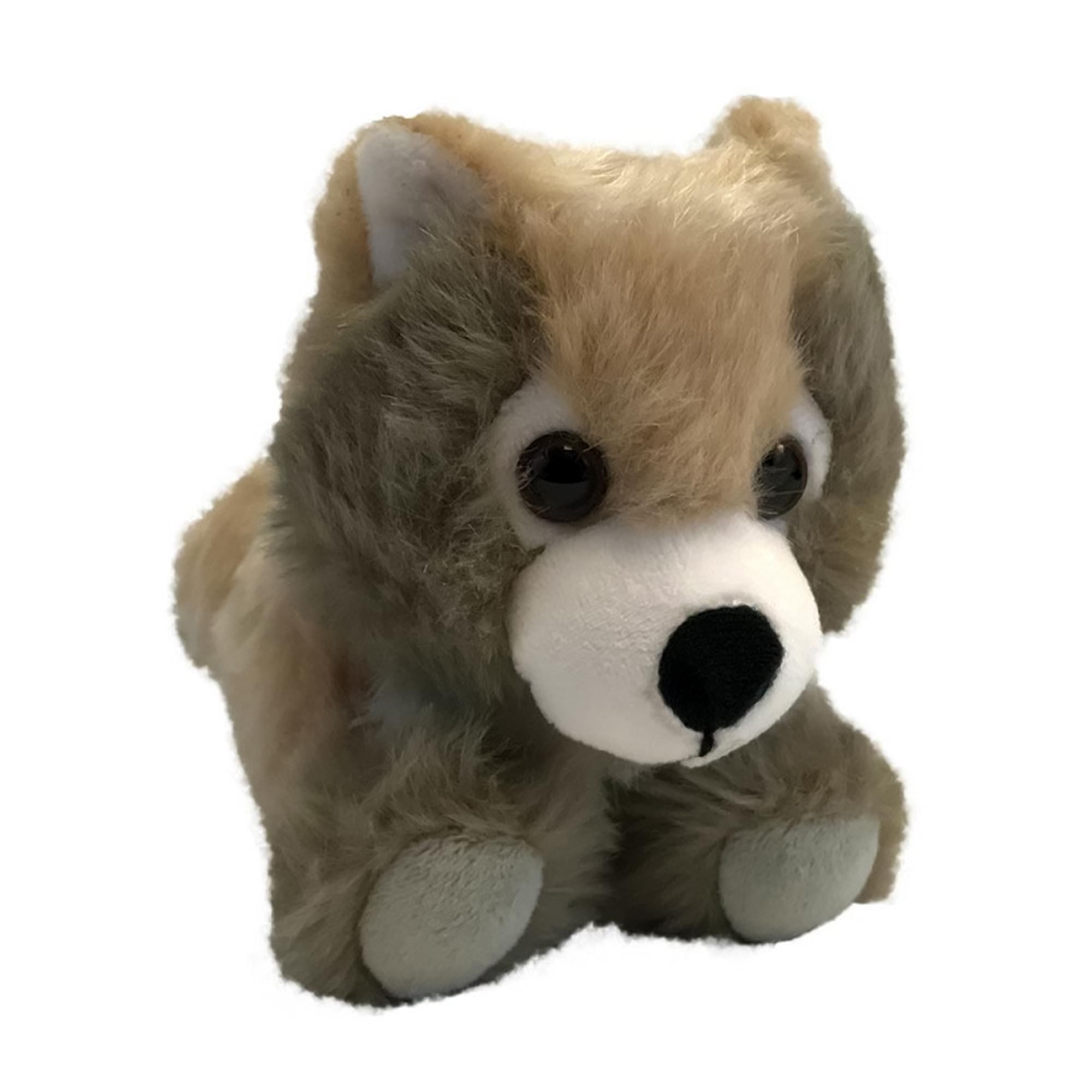 Alt View 4. Factory Entertainment - Game of Thrones Exclusive 6-Inch Plush Direwolf Prone Cub 6-Pack - Grey.