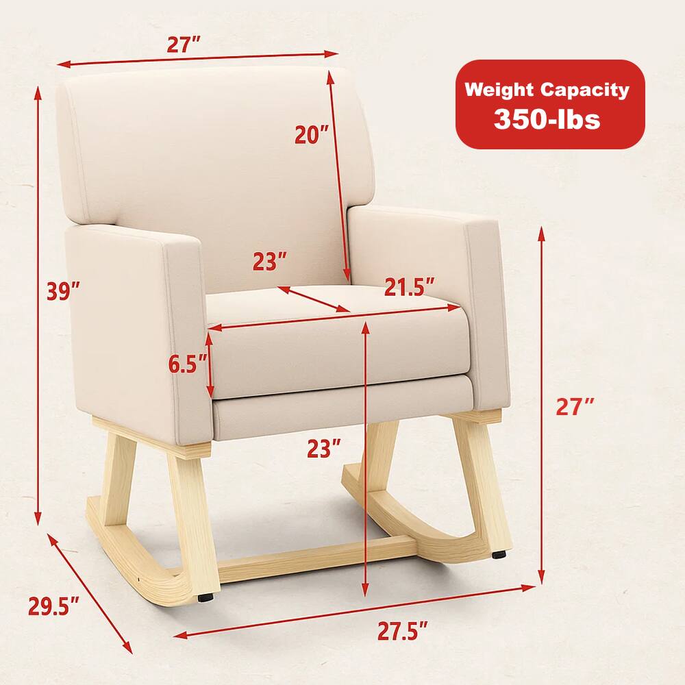 27"  
20"  
39"  
23"  
21.5"  
6.5"  
29.5"  
27"  
23"  
27.5"  

Weight Capacity: 350-lbs