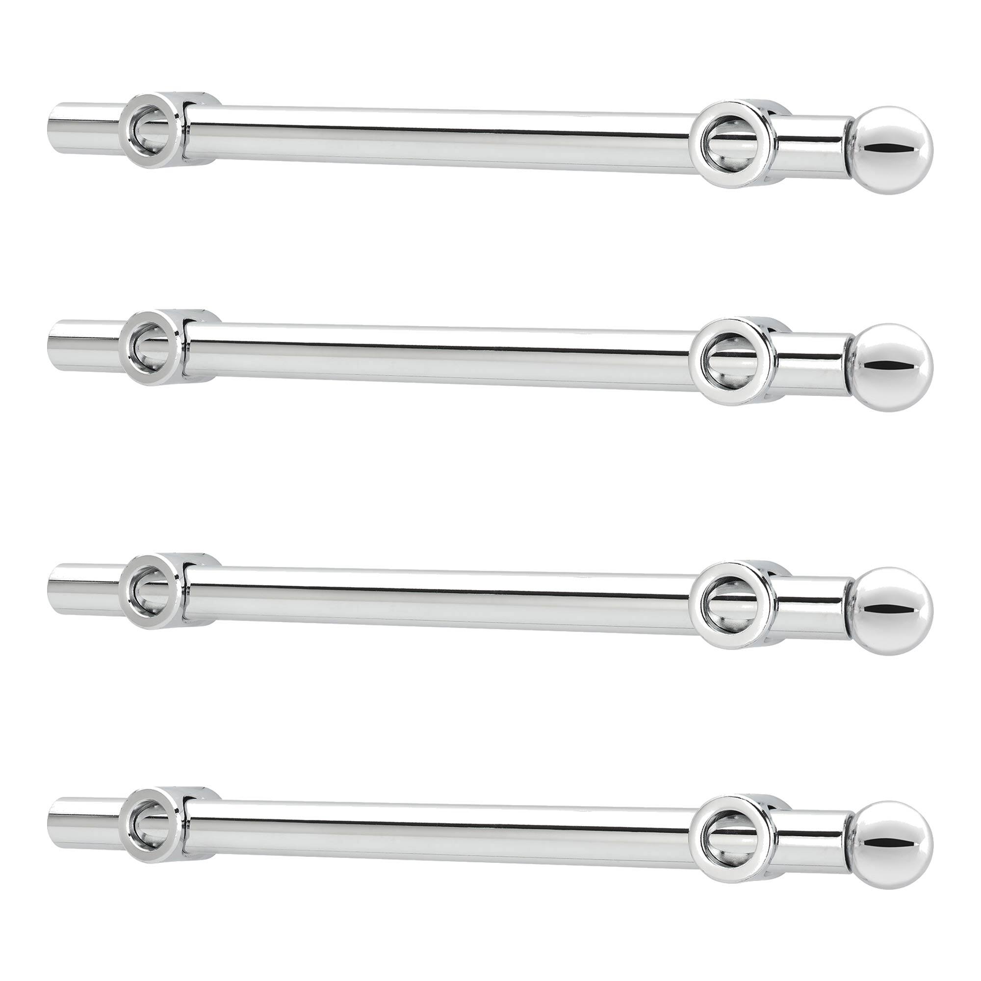 Alt View 1. Rev-A-Shelf - Rev-A-Shelf 12" Extendable Metal Closet Valet Rod, Chrome, CVR-12-CR (4 Pack) - Chrome.