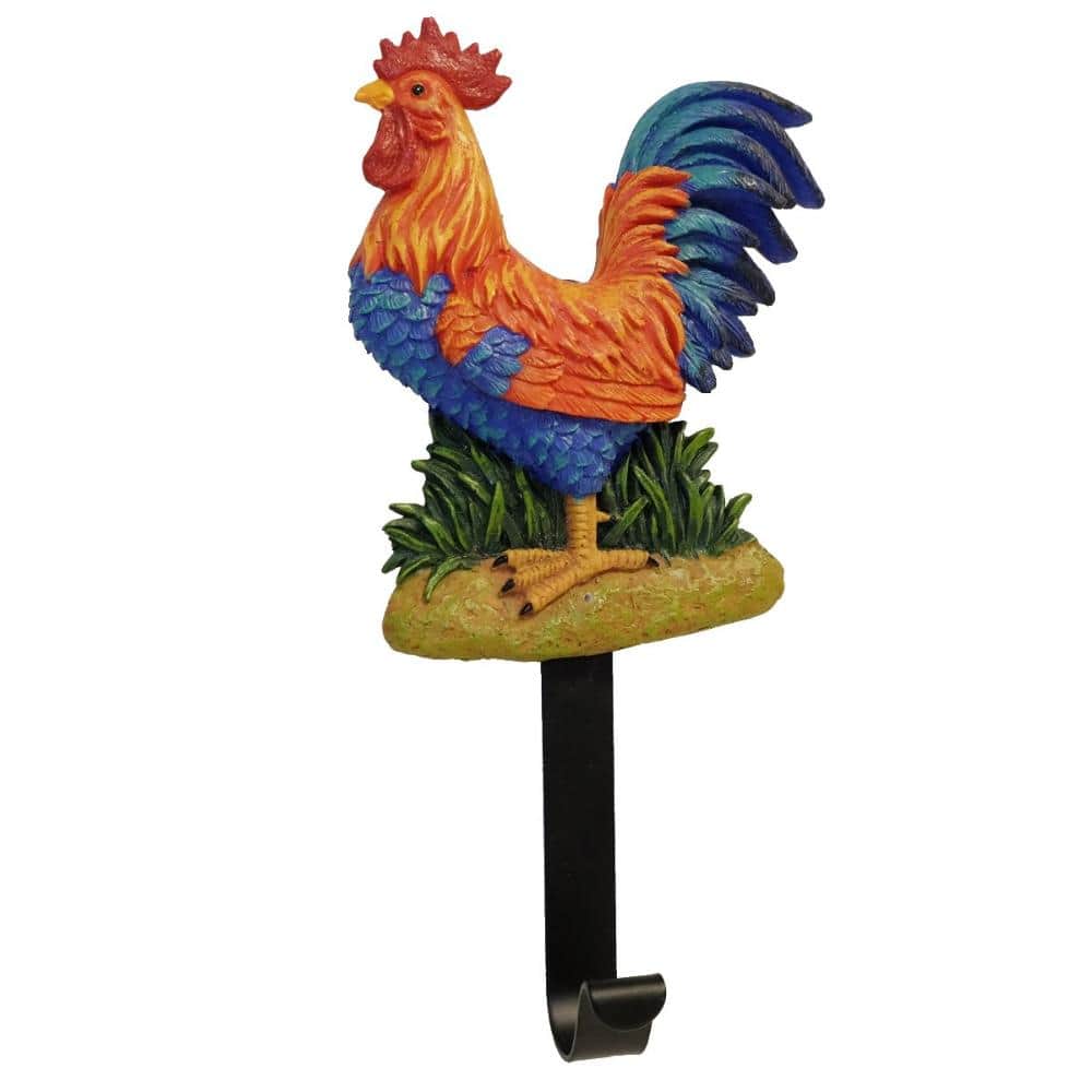 BreeBe - Ceramic Rooster Hook - Multicolor