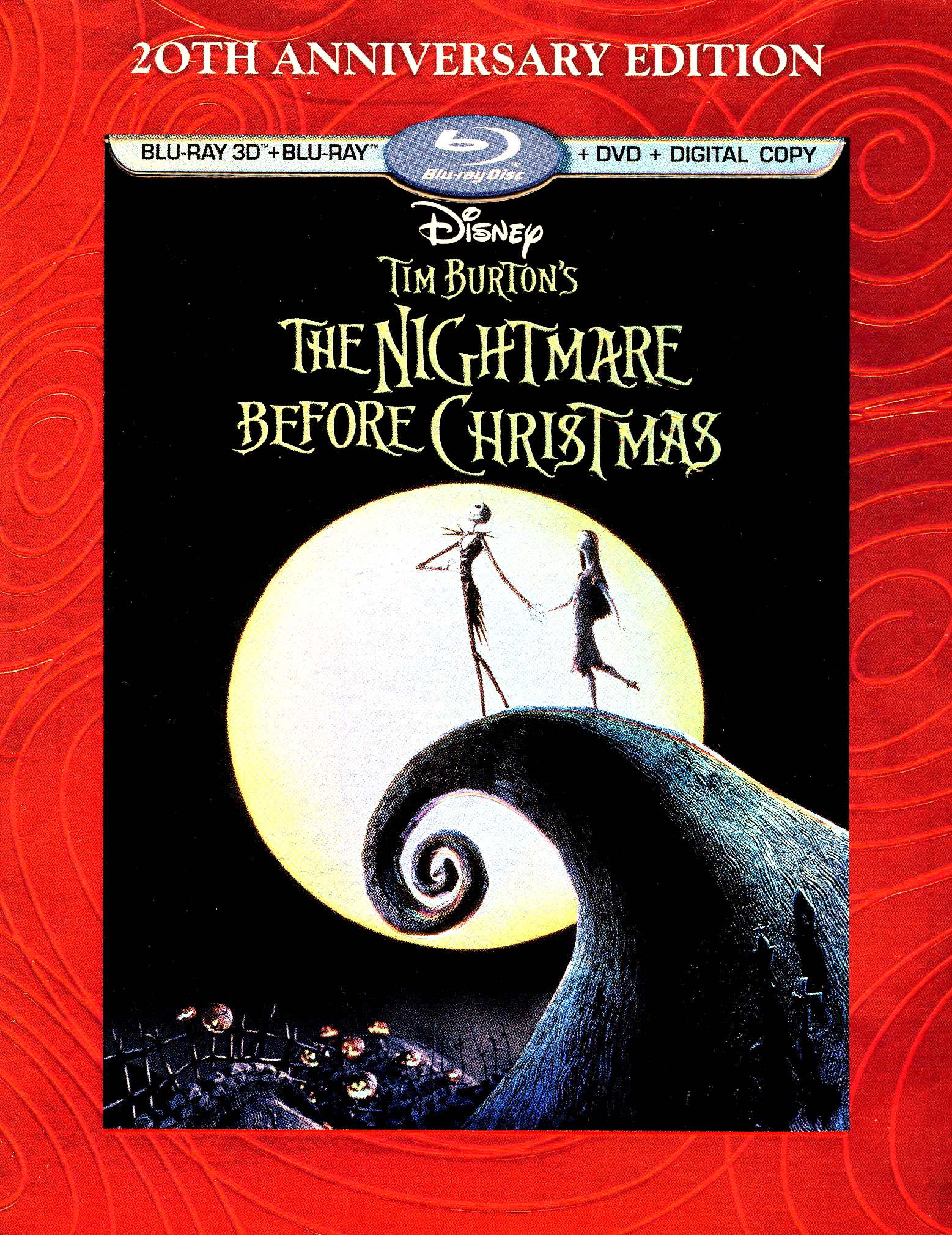 The Nightmare Before Christmas Digitally Remastered for DVD and BluRay