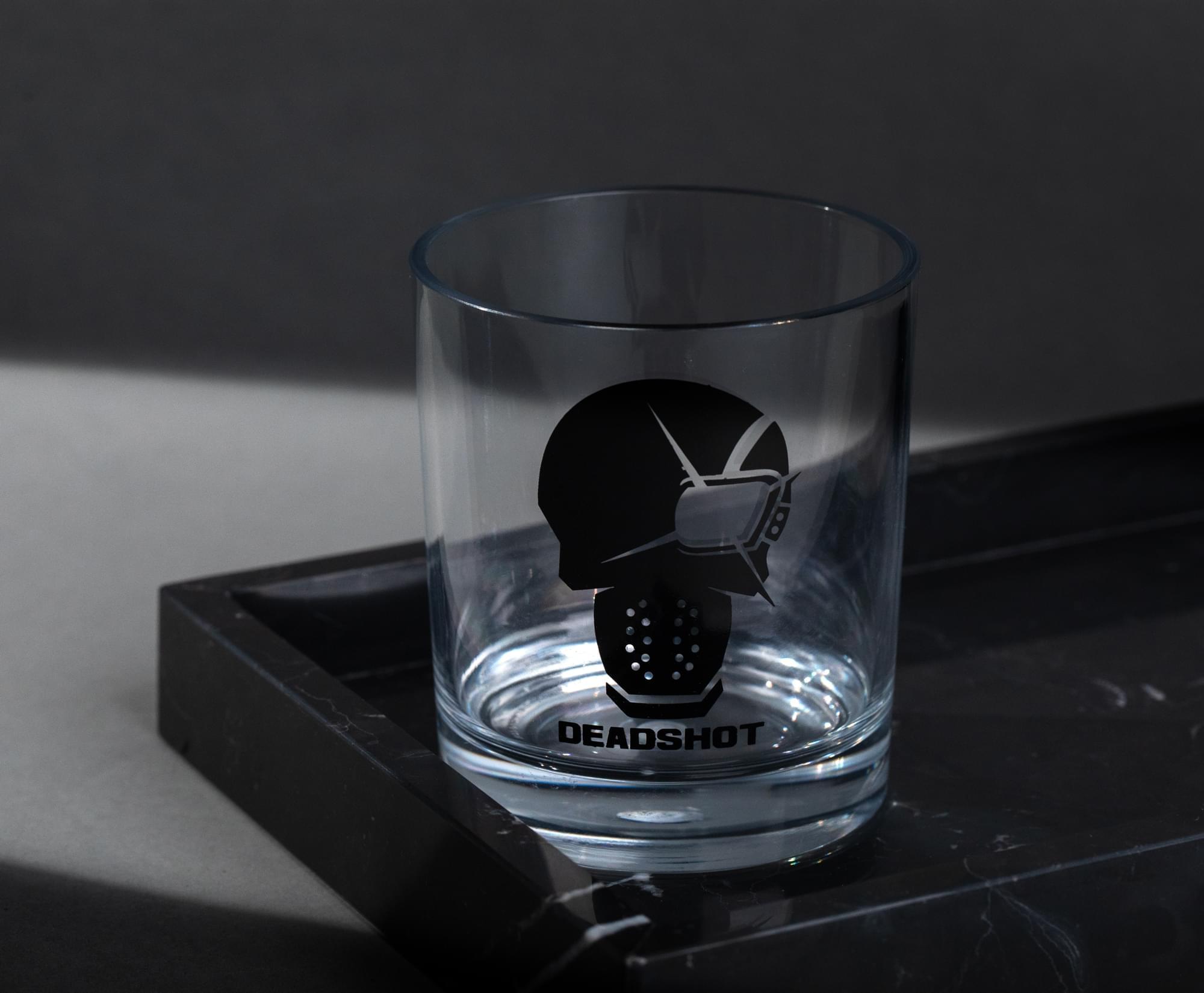 Alt View 3. DC Comics - DC Comics Deadshot Whiskey Tumbler Set - Clear.