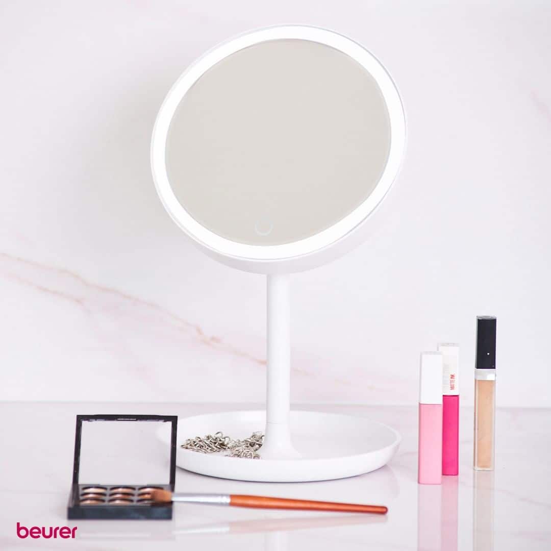 Alt View 12. Beurer - Illuminated Cosmetics Mirror - White.