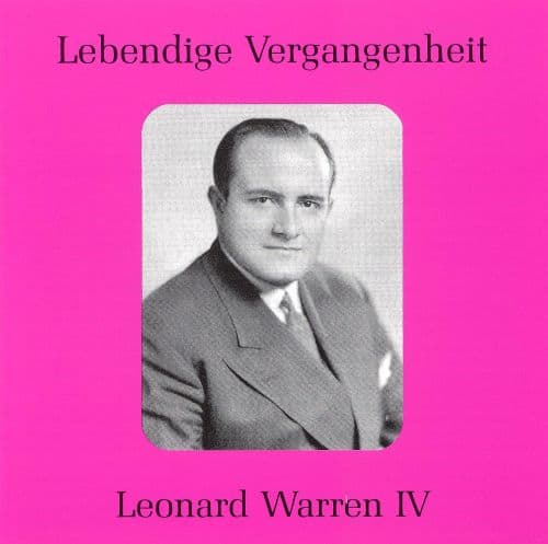 Best Buy: Lebendige Vergangenheit: Leonard Warren, Vol. 4 [CD]