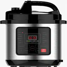 Premium Levella - 6.3 qt Digital Pressure Cooker - Black, Stainless Steel