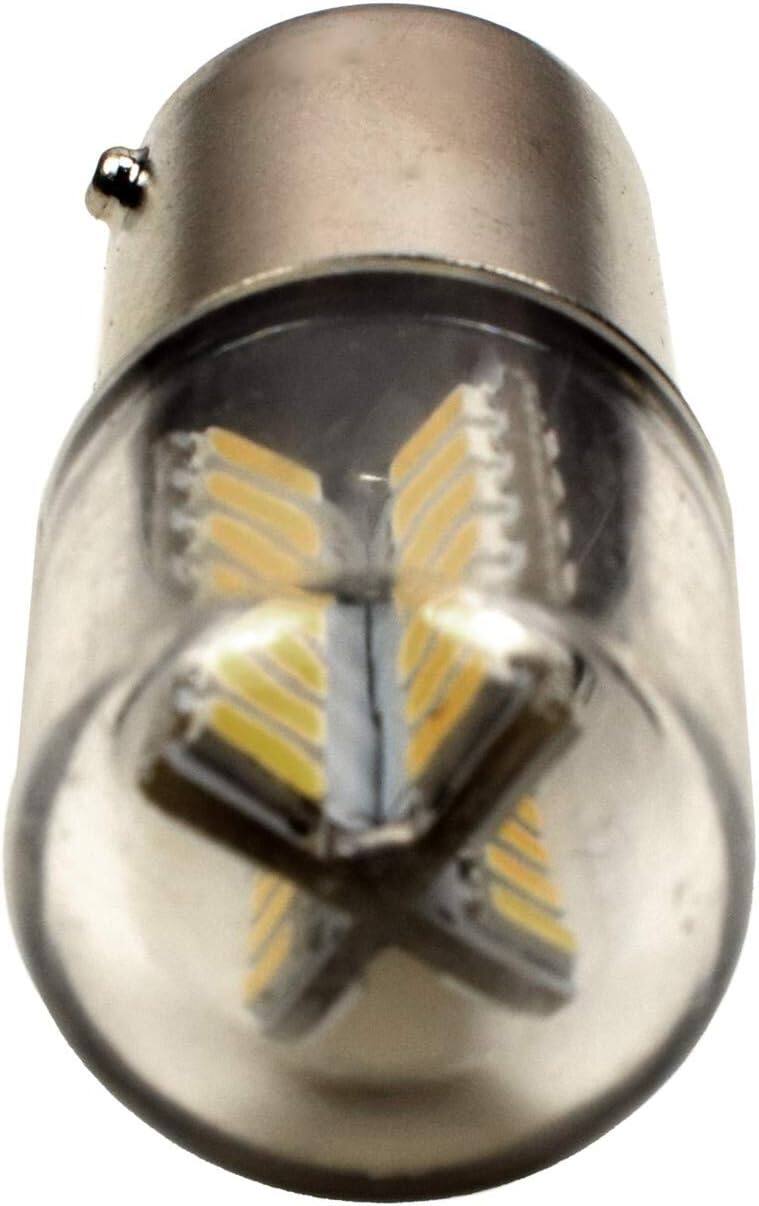 Alt View 4. HQRP - HQRP BA15s 48-LED Omni Bulb Soft White Clear Cover Replaces 1156/1141/1056/93/1093/1210 for Casita RV.