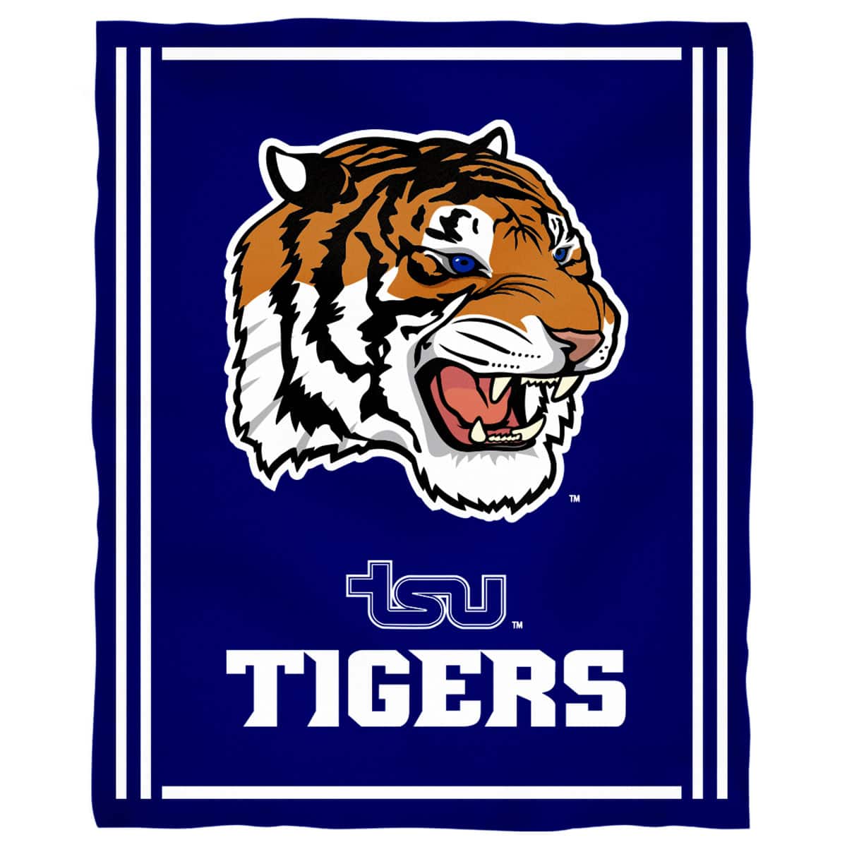 Vive La Fete - Tennessee State Tigers 36'' x 48'' Children's Mascot Plush Blanket - Multicolor