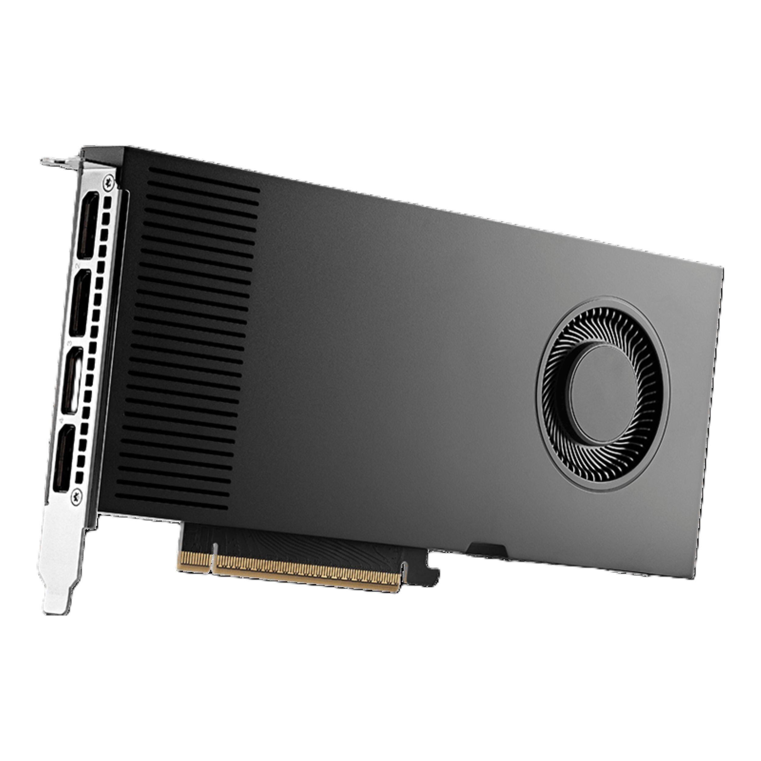 Back. PNY - NVIDIA RTX PRO 4000 Blackwell Architecture 24GB GDDR7 PCI Express 5.0 Graphics Card - Black.
