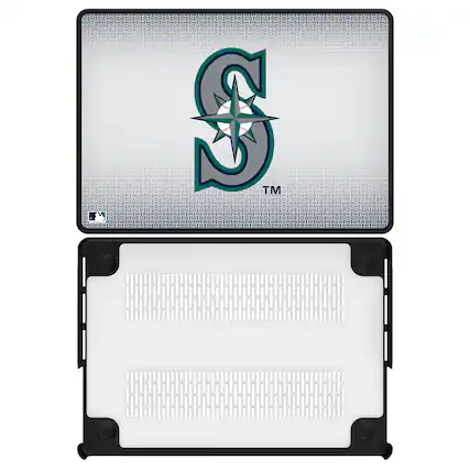 Front. Keyscaper - Seattle Mariners Linen MacBook Case - Pro 13 in - Multicolor.