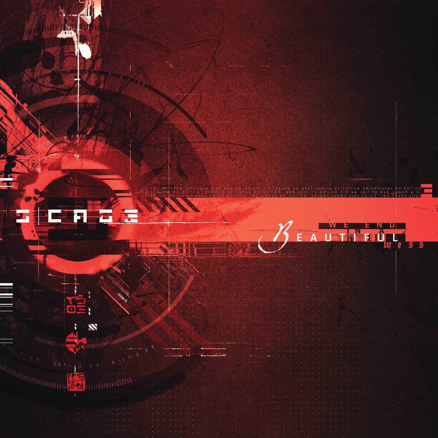 Front. S:cage - We End In A Beautiful Mess   - COMPACT DISCS .