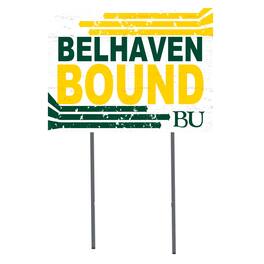Jardine - Belhaven Blazers 18'' x 24'' Bound Yard Sign - White