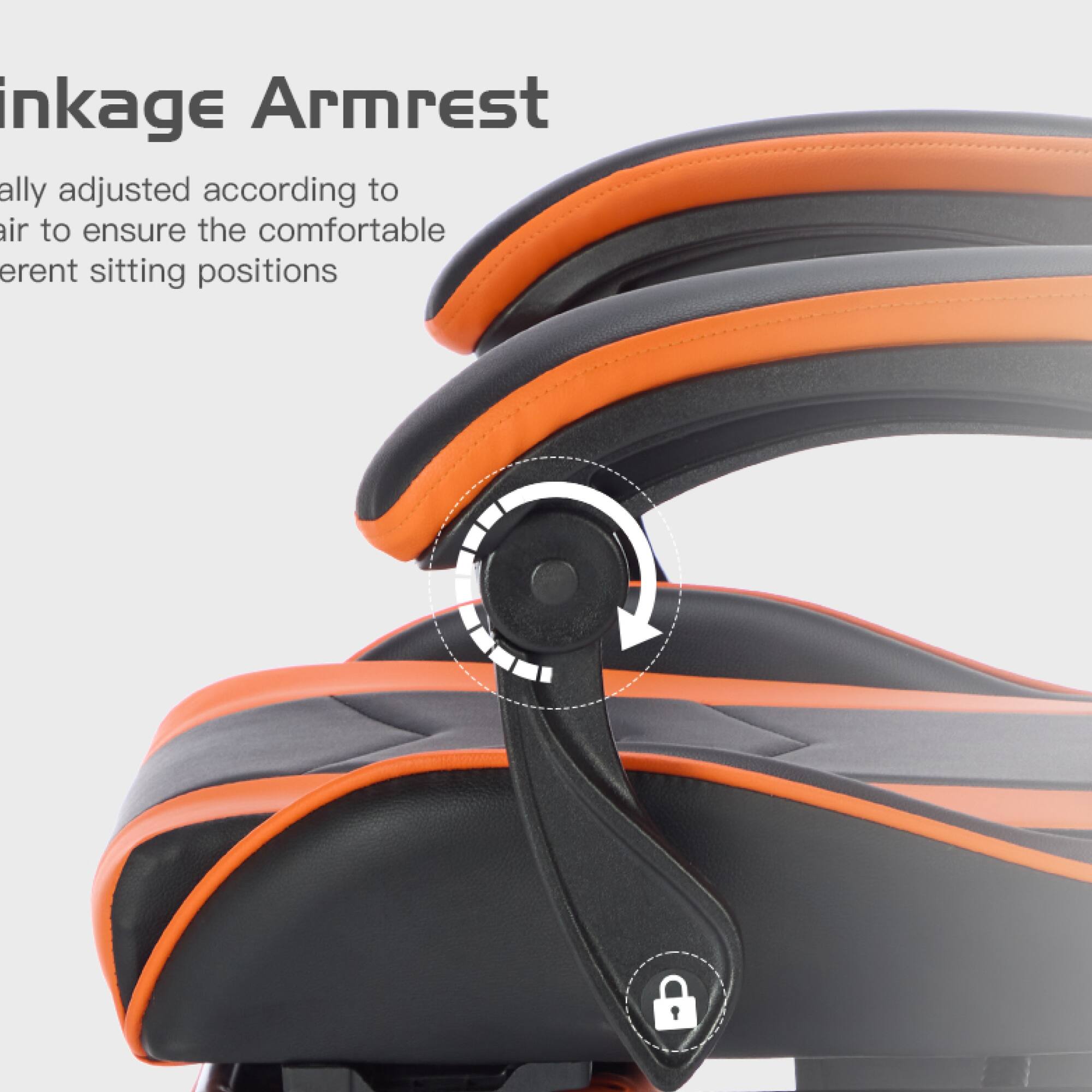 Inkage Armrest

Fully adjusted according to air to ensure the comfortable different sitting positions