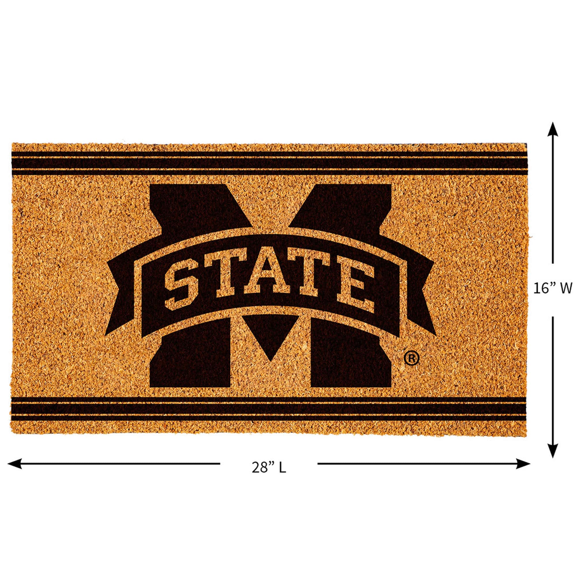 STATE  
R  
16" W 28" L