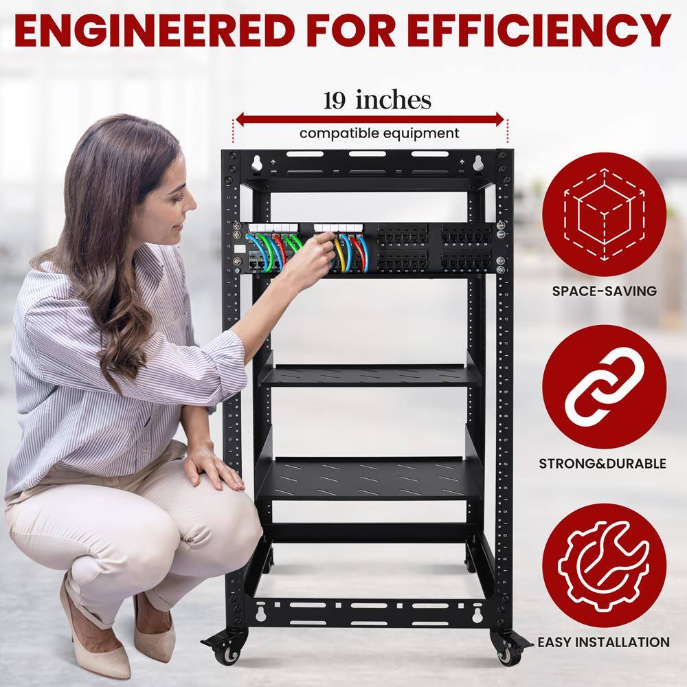 ENGINEERED FOR EFFICIENCY

19 inches compatible equipment

SPACE-SAVING
STRONG & DURABLE
EASY INSTALLATION