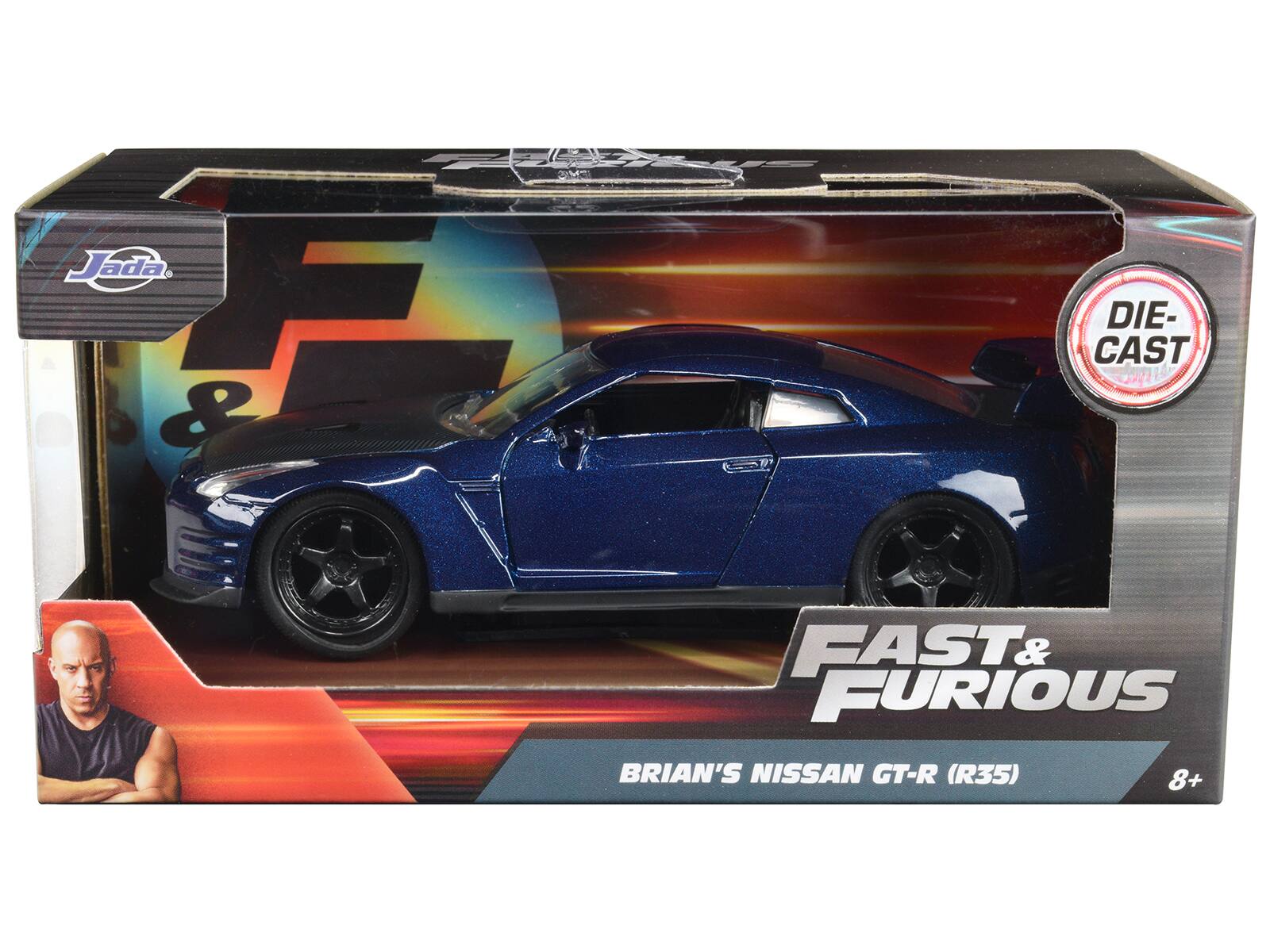 Jada  
FAST & FURIOUS  
BRIAN'S NISSAN GT-R (R35)  
8+  
DIE-CAST