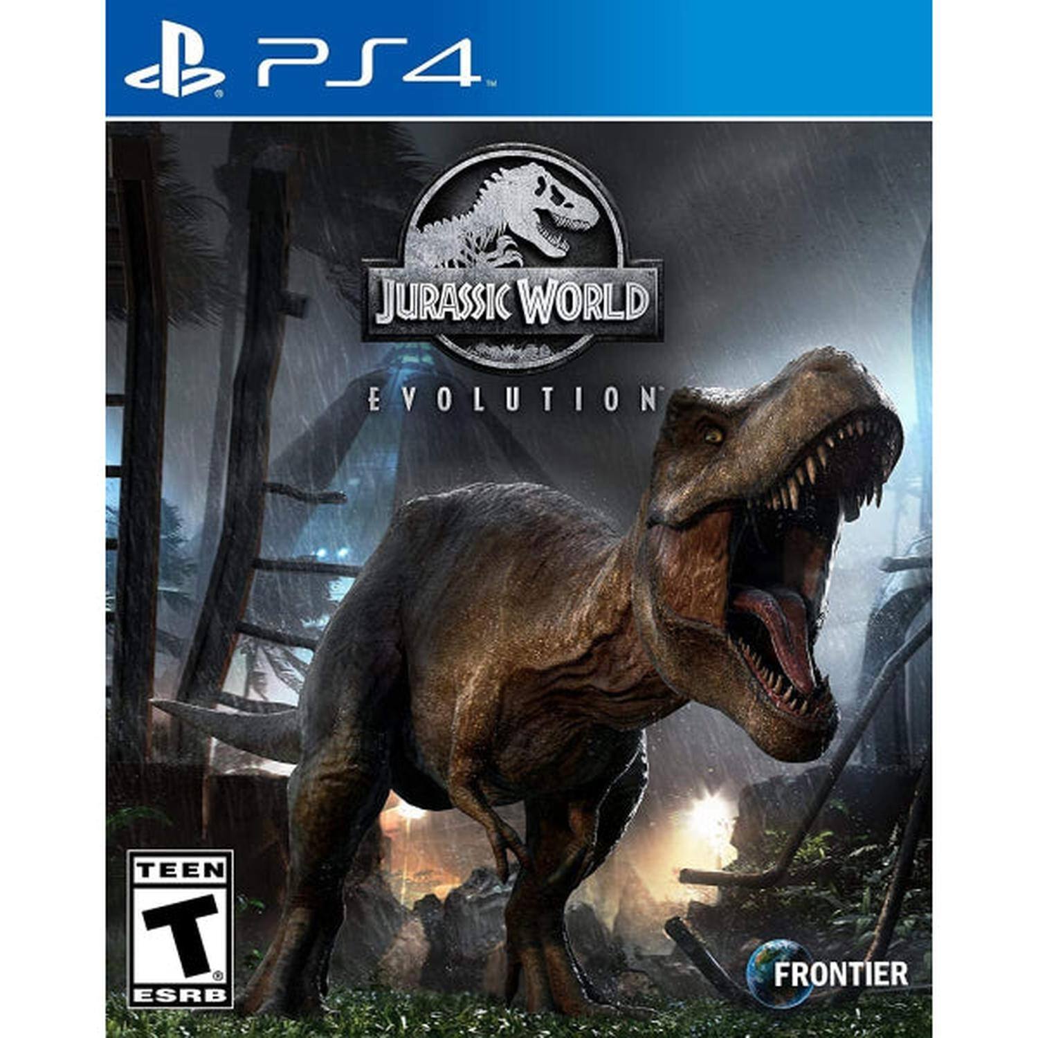 PS4 JURASSIC WORLD EVOLUTION TEEN T ESRB FRONTIER - T (Teen 13+)
