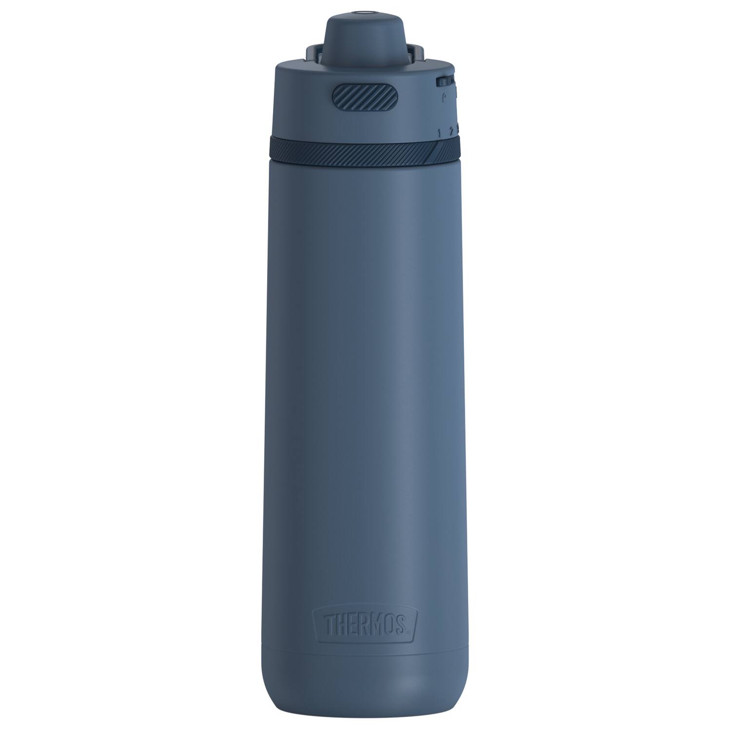 Alt View 8. Thermos - 24-Ounce Guardian Vacuum-Insulated Stainless Steel Hydration Bottle (Slate Blue) - Slate Blue.