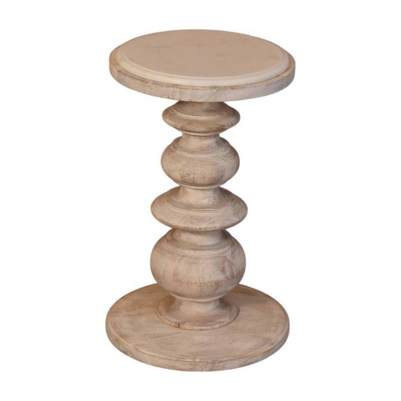 Angle. Artisan Furniture - Artisan Furniture Solid Wood The Bellis Marble Accent Table - Grey.