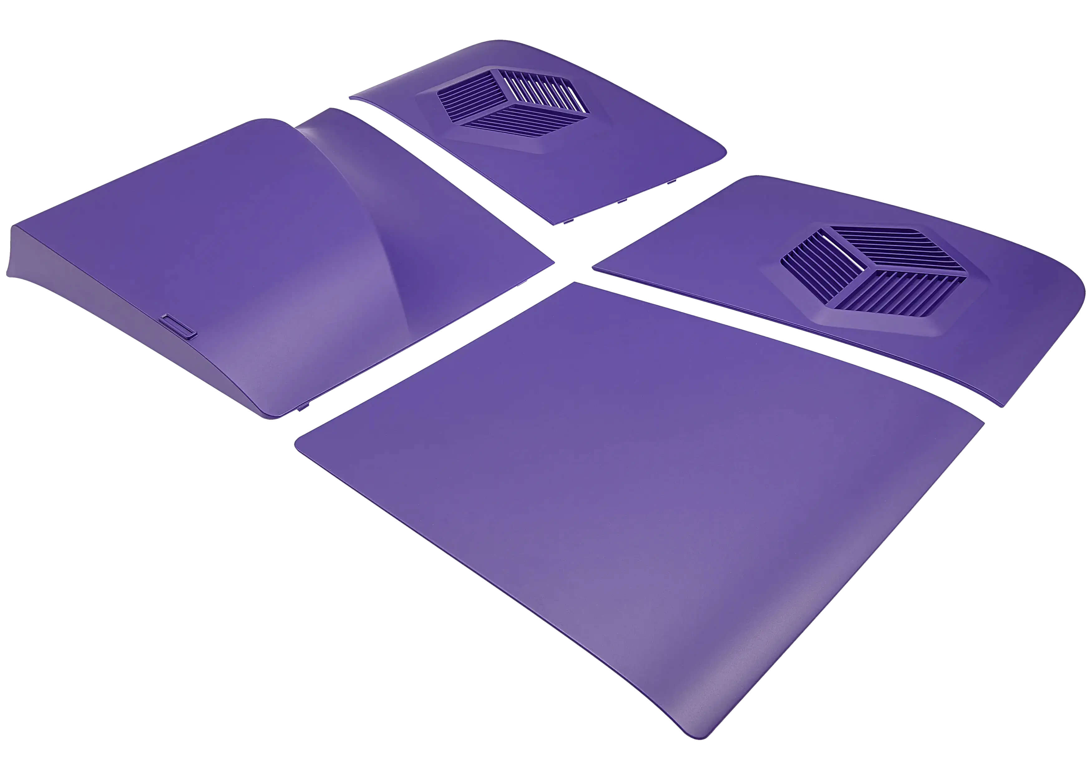 Alt View 1. MobileSentrix - Console Shell Faceplate Covers Replacement Compatible For PlayStation 5 Pro PS5 Pro (D-006) (Disc Edition) - Purple - Purple.