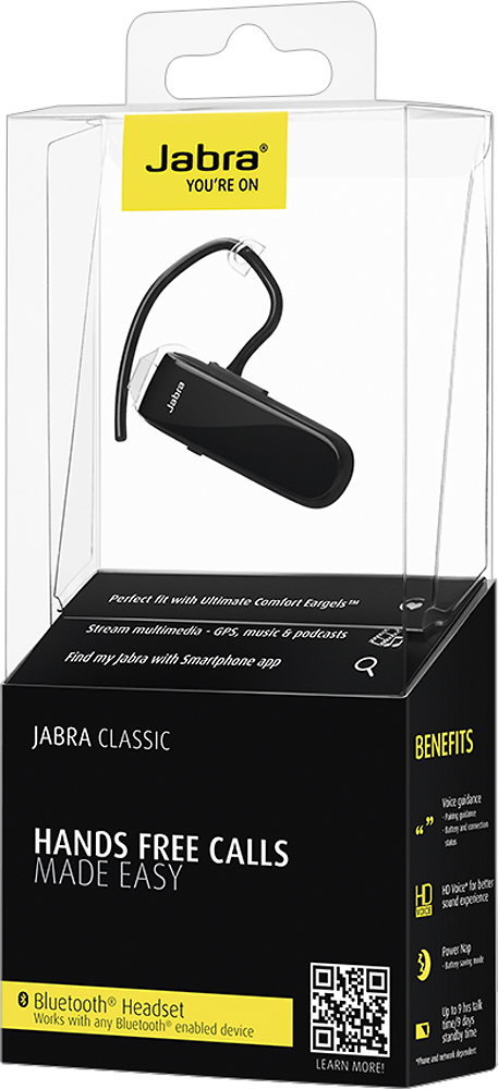 donderdag Buitenboordmotor Verzadigen Best Buy: Jabra Classic Bluetooth Headset Black 100-92300000-14