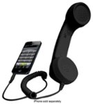 Angle. Hype - Retro Handset for Select Mobile Phones, Tablets and Laptops - Black.