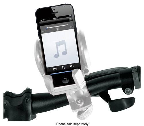 Front Standard. VIBE - Universal Bicycle Mount for Most Mobile Devices - White.