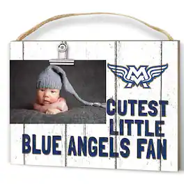 Jardine - Mount Mary Blue Angels 8'' x 10'' Cutest Little Weathered Logo Clip Photo Frame - White