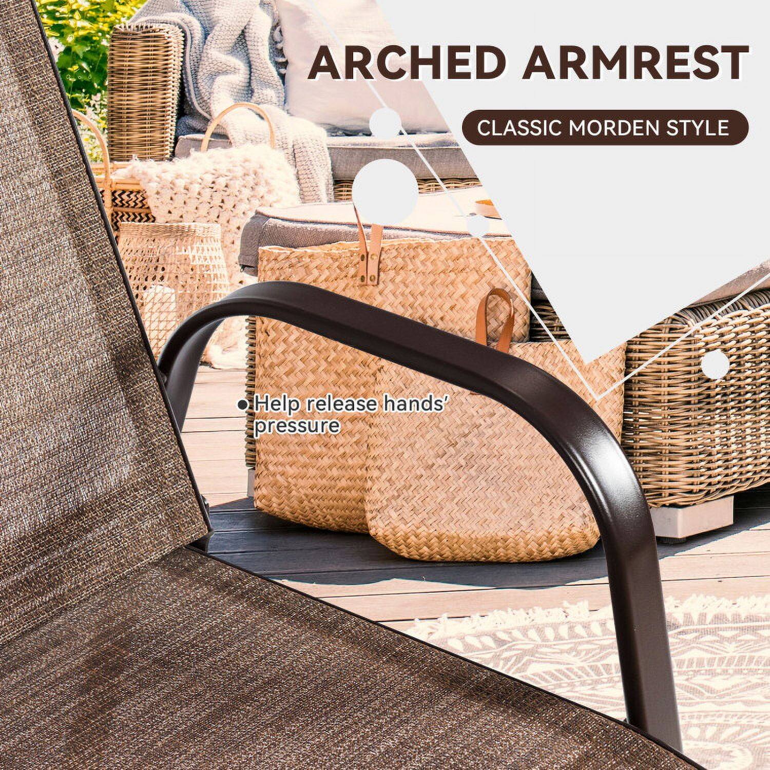 ARCHED ARMREST  
CLASSIC MODERN STYLE  

Help release hands' pressure