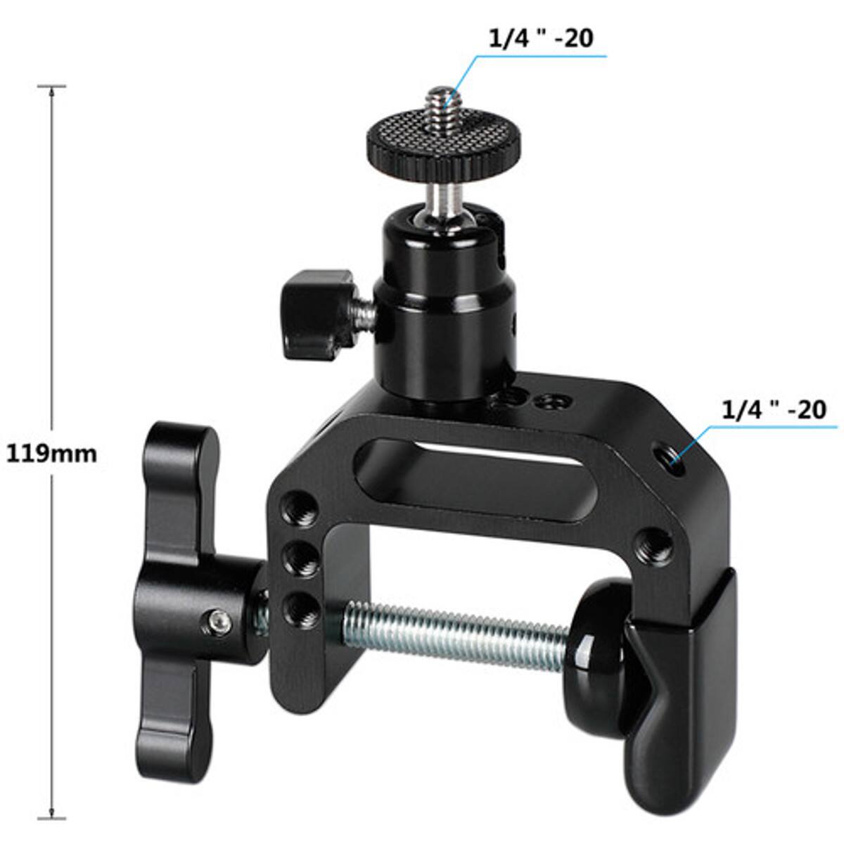 1/4" -20  
119mm  
1/4" -20