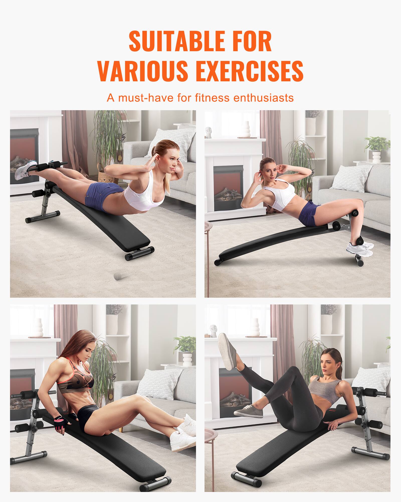 SUITABLE FOR VARIOUS EXERCISES  
A must-have for fitness enthusiasts