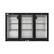 Alt View 2. Koolmore - 53 in. Three-Door Back Bar Refrigerator - 11 Cu Ft. BC-3DSW-BK - Black.