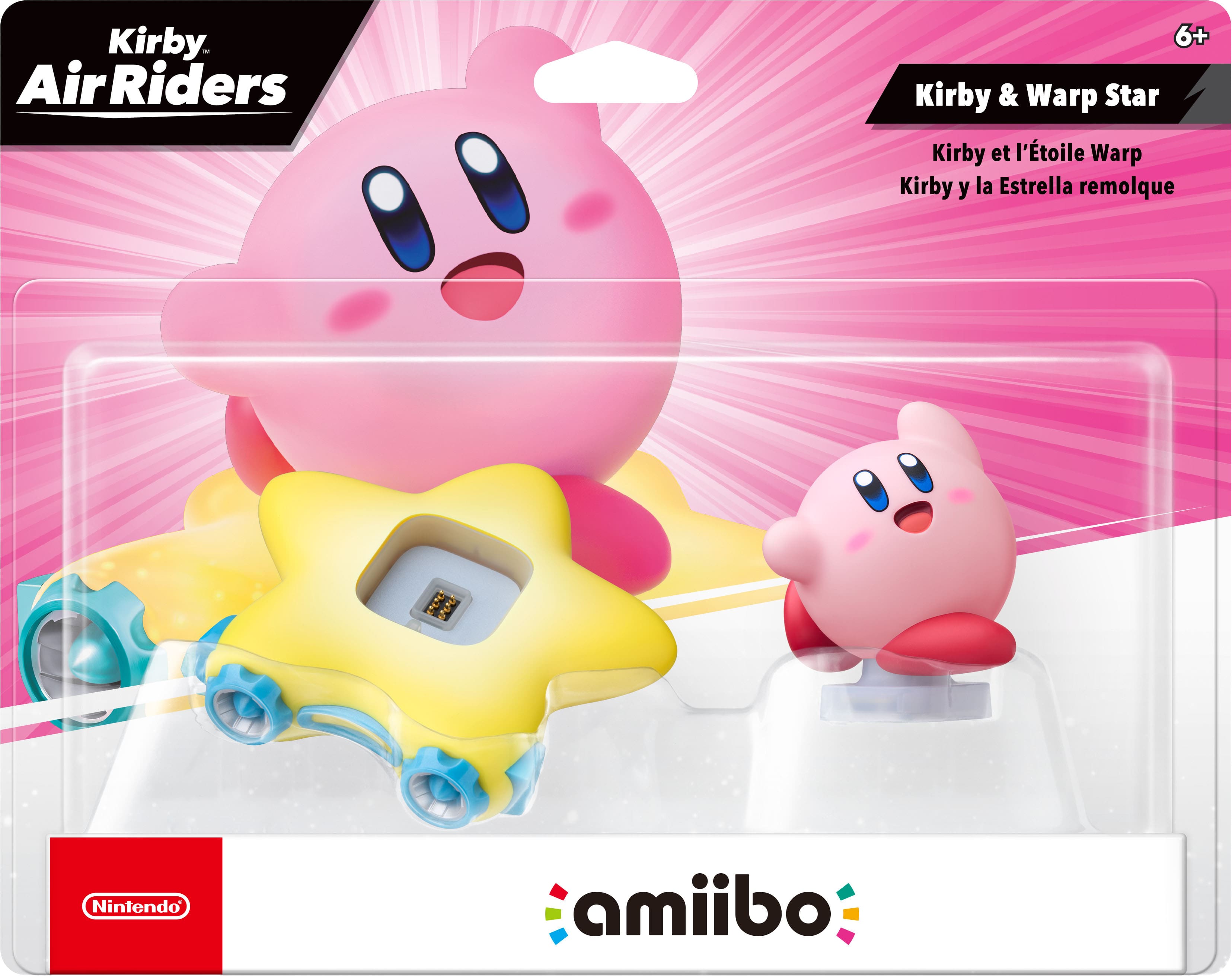 Nintendo - amiibo - Kirby & Warp Star - Kirby Air Riders Series - Multi