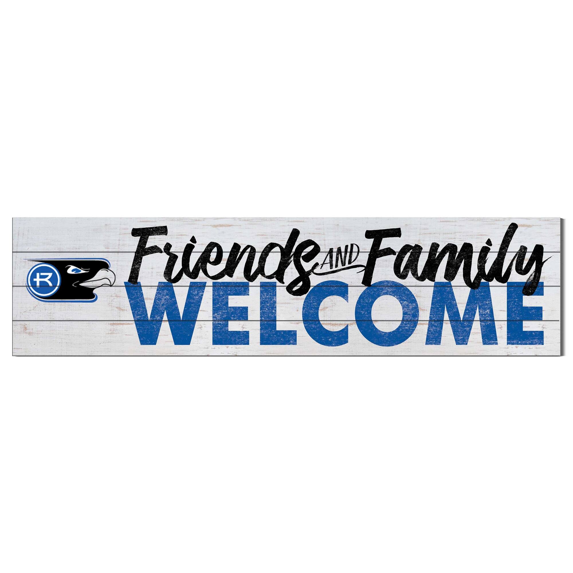 Rockhurst Hawks 10'' x 40'' Friends & Family Welcome Sign