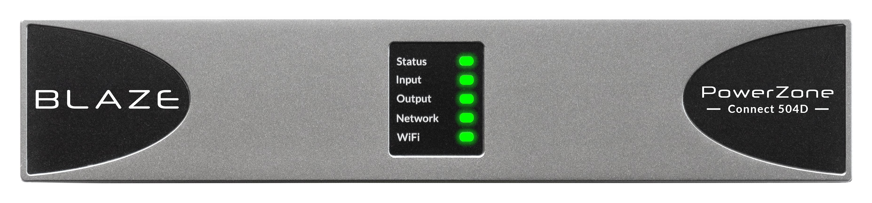 Sonance - Blaze PowerZone Connect 504D – 500 W DSP-enabled Class-D amplifier with 4 channels and Dante (Each) - Black