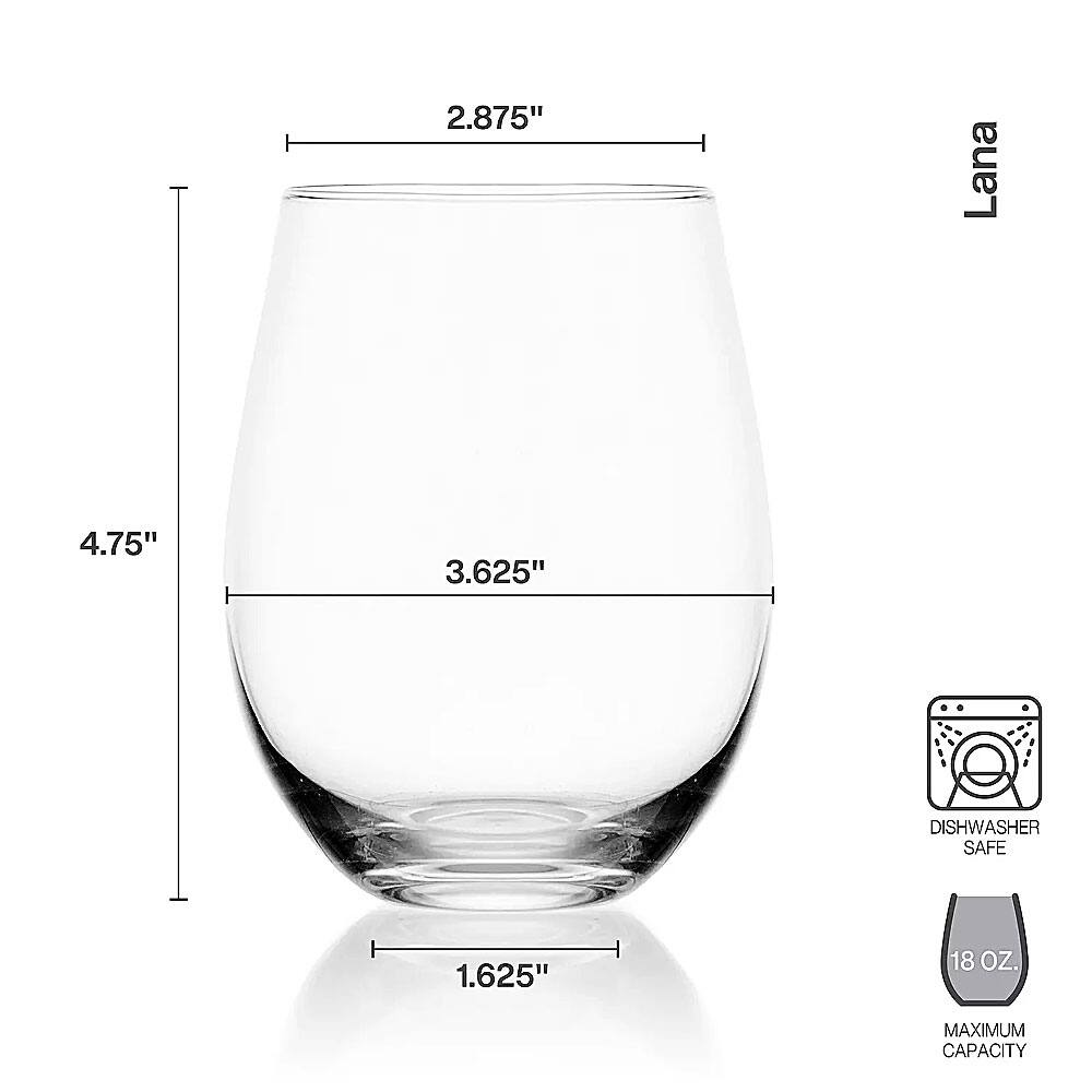 2.875" Lana 4.75" 3.625" 1.625" 18 oz. DISHWASHER SAFE MAXIMUM CAPACITY