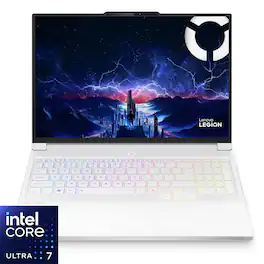 Lenovo - Legion 7i 16" 2.5k OLED Gaming Laptop - Intel Core Ultra 7 255HX 2025 - 32GB RAM - NVIDIA GeForce RTX 5060 - 1TB SSD - Glacier White