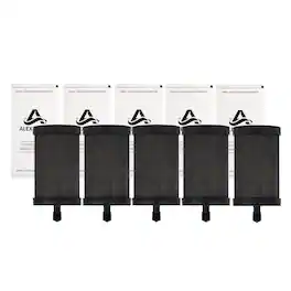 3M - Alexapure Pro 2387 Genuine Replacement Water Filter Black-Made in USA (5 Pack)