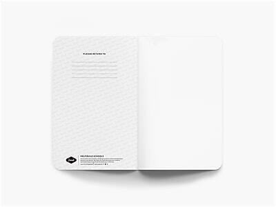 Alt View 1. Denik - Navy Mushrooms Journal, 5.25" x 8.25", College Ruled, 144 Pages - Multicolor.