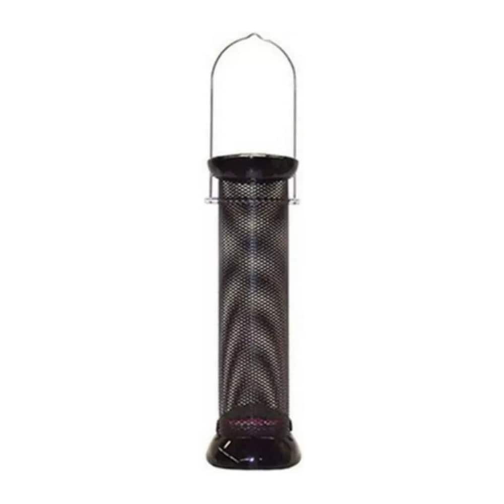 Droll Yankees - Clever Clean Finch Magnet 12 Inch Onyx Bird Feeder - Black
