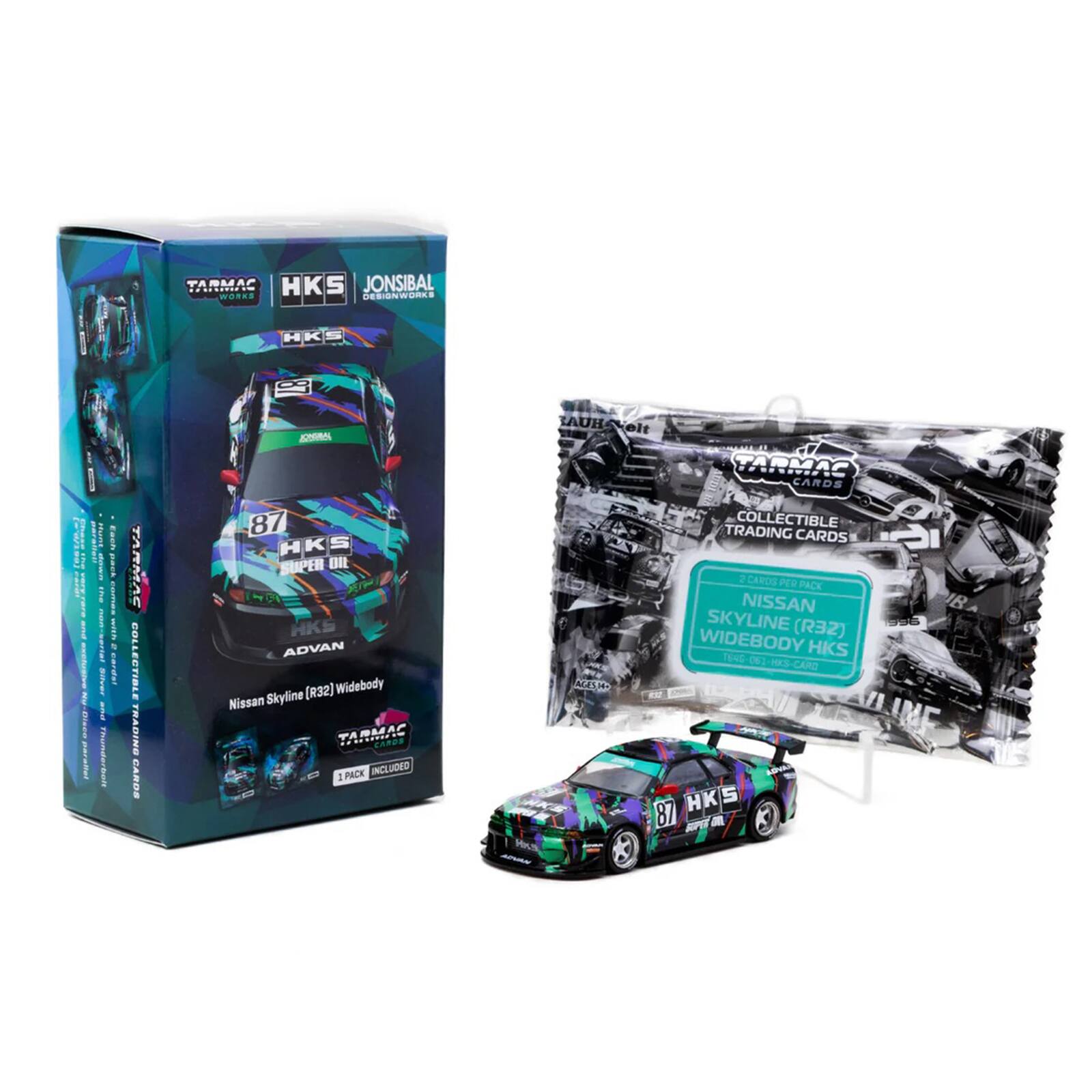 Tarmac HKS K 5 Jonsibal Wos.S EkoNwons 005 HKS K 67 I i I I ! . P21 Cardar I Derpes Tarmac Collectible Trabine Caros JT 87 HKS Super Orl HKS Advan [R32] Widebody Nissan Skyline Tarmac Zam Pack Included I Taurus Elt F Tarmac Cards Collectible Trading Cards 2 Cards Pev Pack Nissan Skyline (R32) Widebody Hks Ten De: Hc Card L Hks 87 APC