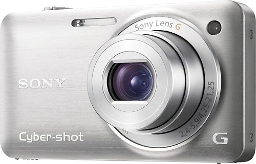 Best Buy: Sony Cyber-shot 12.2-Megapixel Digital Camera Silver DSCWX5