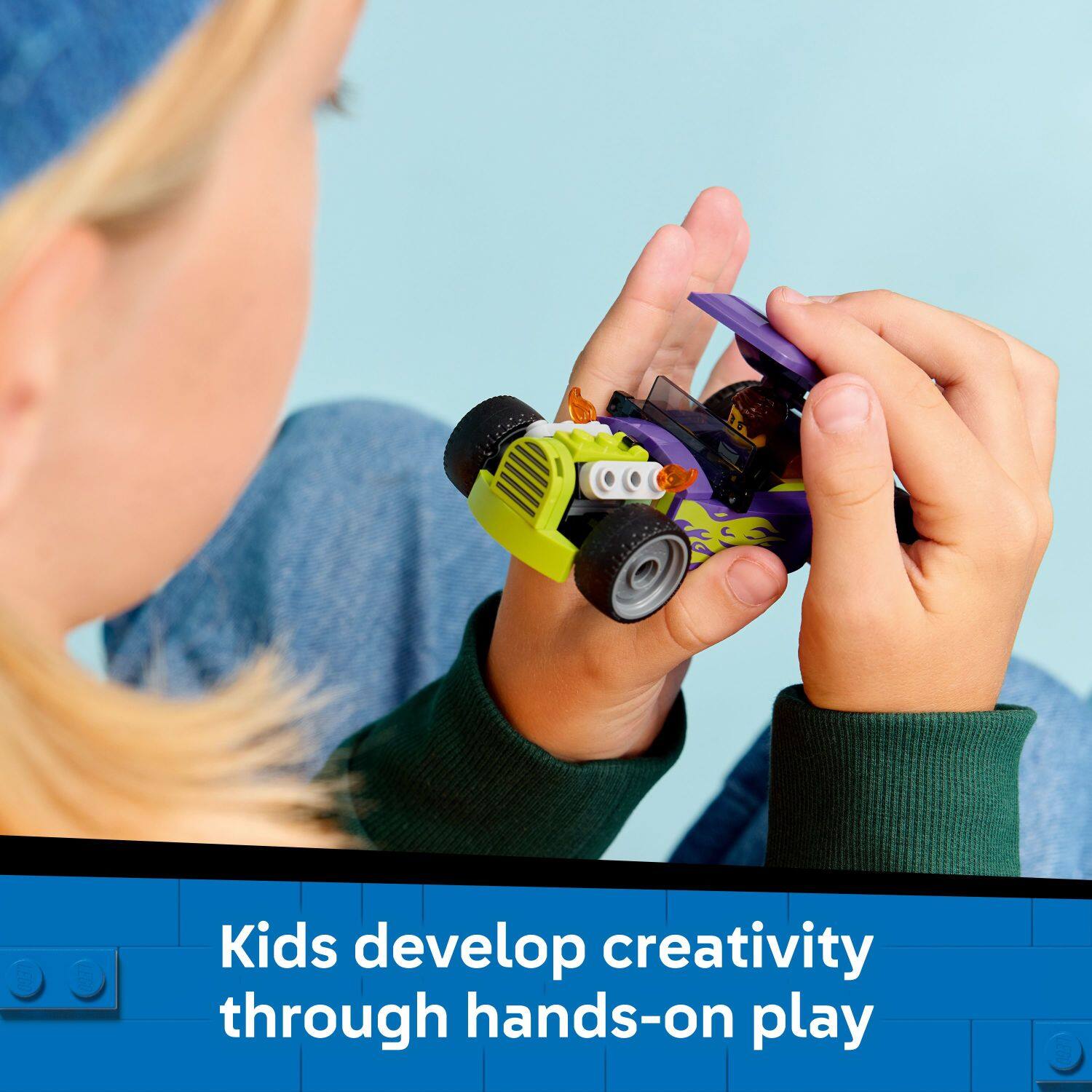 Kids develop creativity through hands-on play