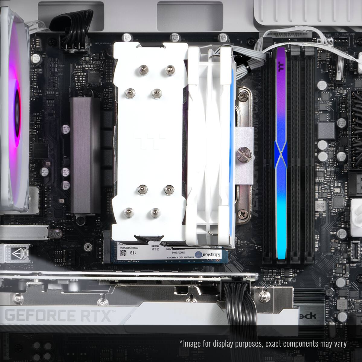 LP ANZ/H  
4B CHA - N UR 1T8 / MIX 3 NE - SL - Kingston  
GEFORCE RTX  
*Image for display purposes, exact components may vary