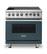 Front. Viking - 5 Series 5.6 Cu. Ft. Freestanding Electric Induction Range - Squall.