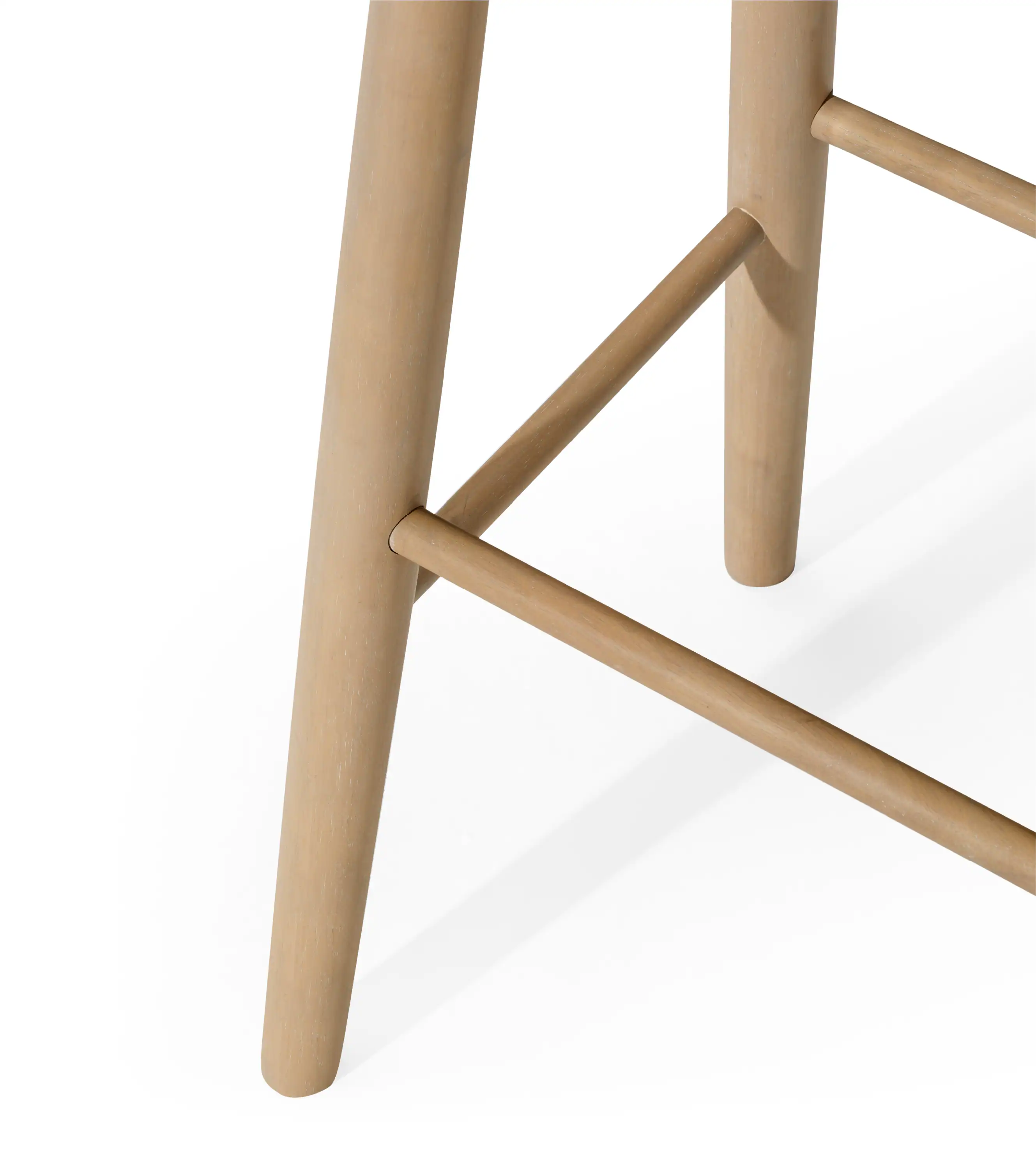 Alt View 8. Maven Lane - 25" Luna Counter Stool In Oak Wood Finish - Light Oak.