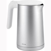 ZWILLING Enfinigy Cool Touch 1-Liter Electric Kettle, Cordless Tea Kettle & Hot Water - Silver - Silver - Front_Zoom