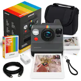 Polaroid - Now Generation 3 i-Type Instant Camera in Black Bundle