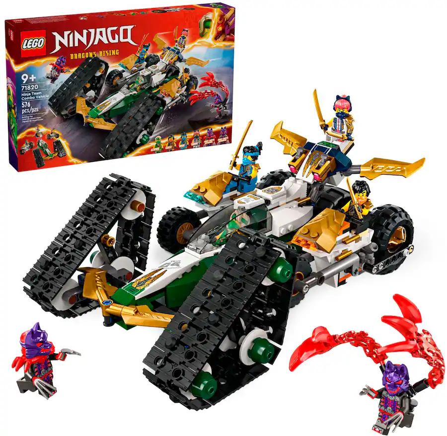 LEGO NINJAGO Ninja Team Combo Vehicle in Ninja Playset 71820