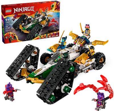 LEGO NINJAGO Ninja Team Combo Vehicle 4 in 1 Ninja Playset 71820 LEGO NINJAGO Ninja Team Combo Vehicle 4 in 1 Ninja Playset 71820