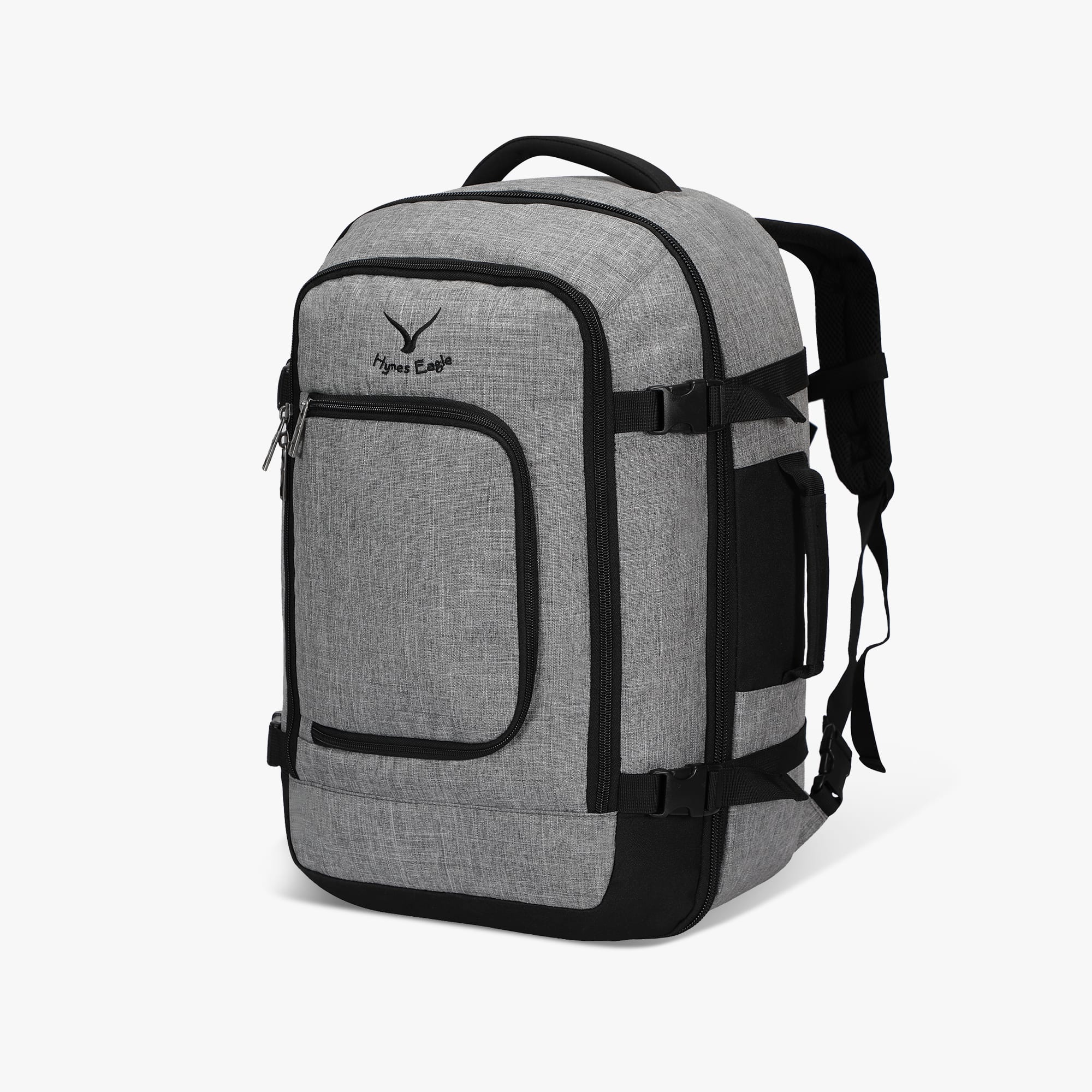 Hynes Eagle - Carry-On Travel Backpack (40L) - Heather Gray